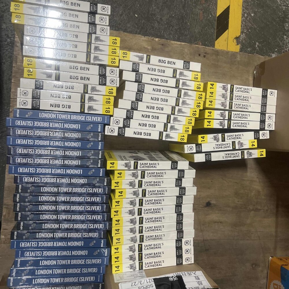 Piececool 3d metal puzzle All Series Low Price Wholesale Lot of 50 box/cartons